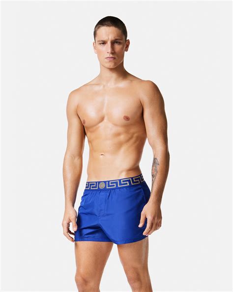 greca border swim shorts